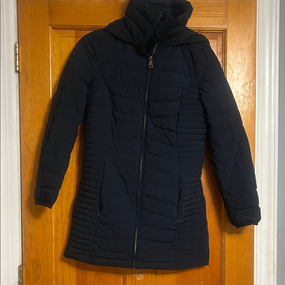 DKNY Women's Navy Puffer Jacket